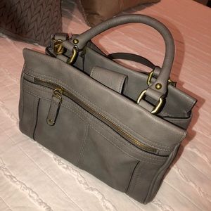 Gray Crossbody Purse